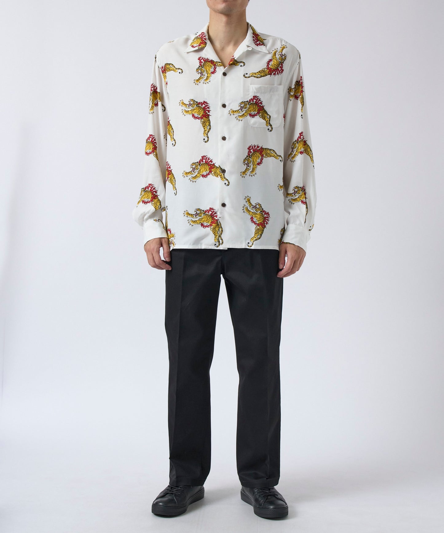 WACKO MARIA TIM LEHI HAWAIIAN SHIRT L/S