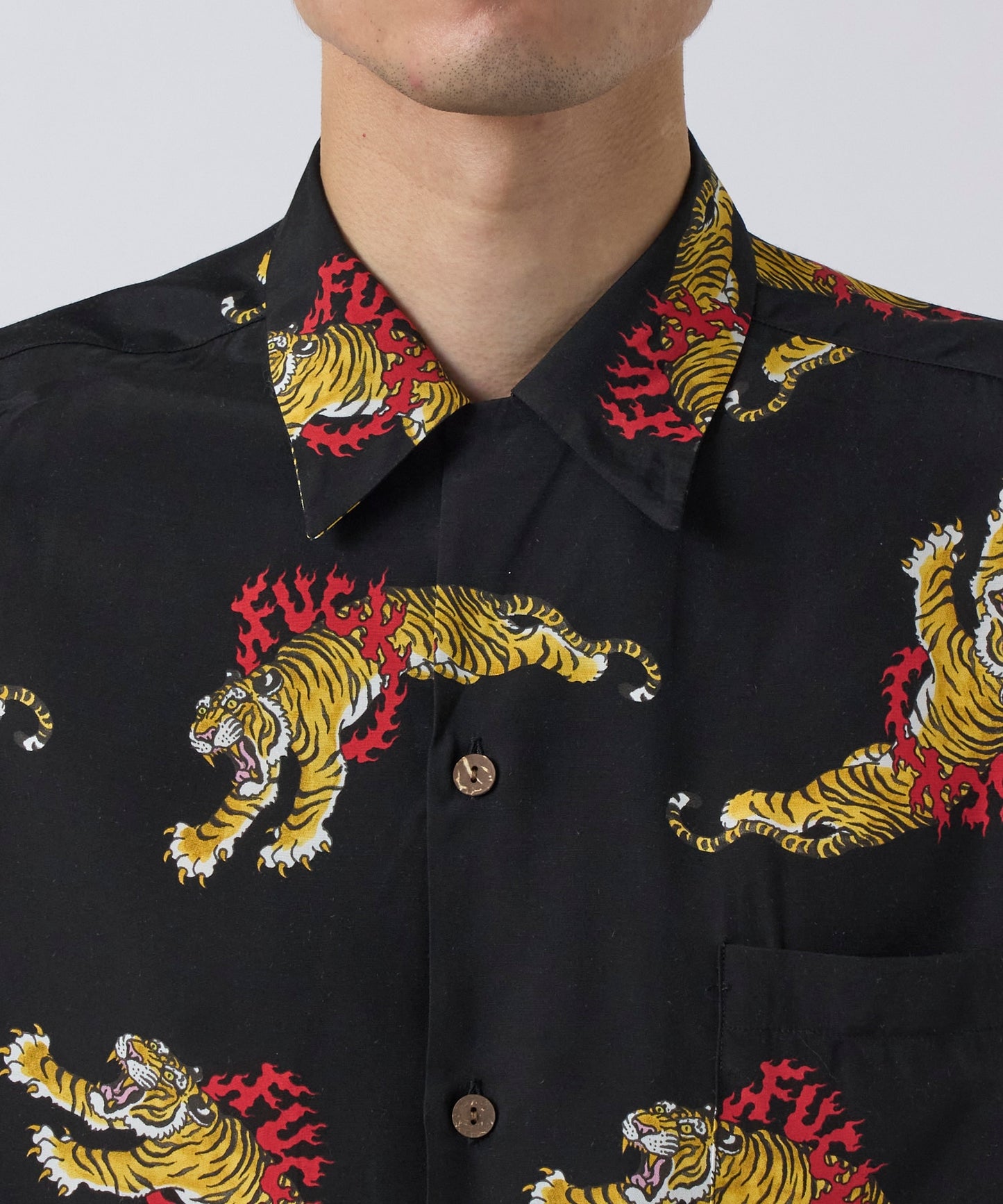 WACKO MARIA TIM LEHI HAWAIIAN SHIRT L/S