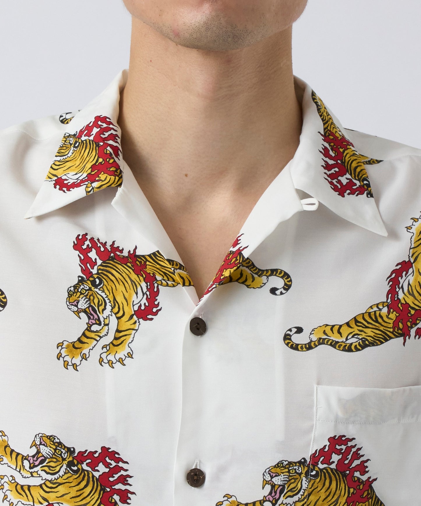 WACKO MARIA TIM LEHI HAWAIIAN SHIRT L/S