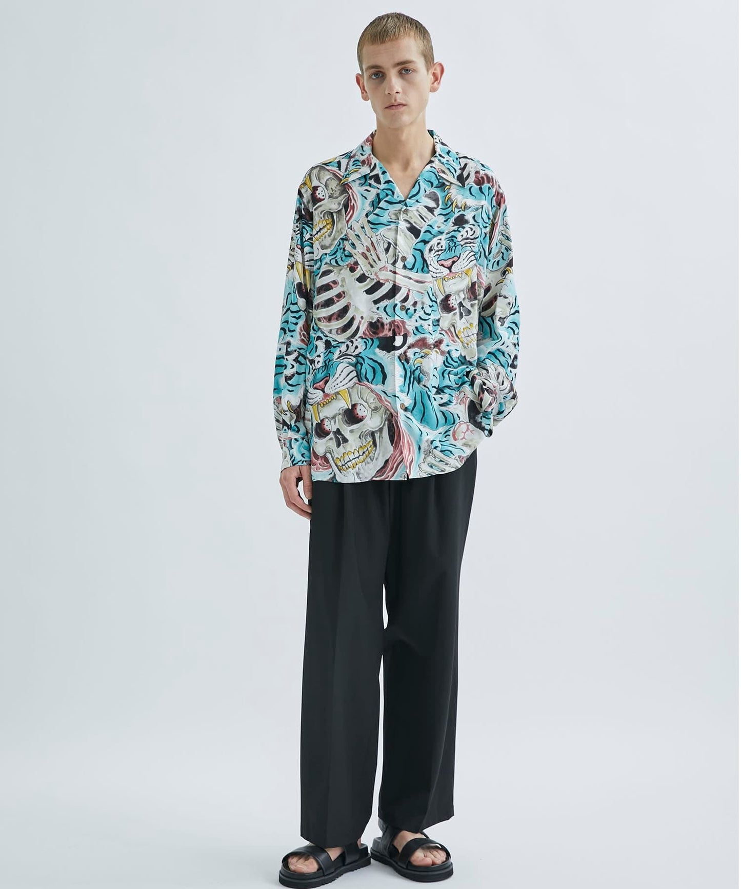WACKO MARIA TIM LEHI / HAWAIIAN SHIRT L/S ( TYPE-2 )