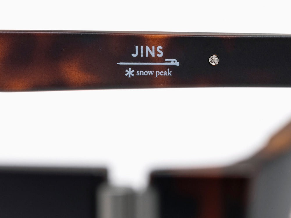 JINS × Snow Peak JINS Switch Flip Up +360° Wellington Sunglasses Brown