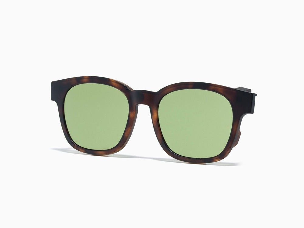 JINS × Snow Peak JINS Switch Flip Up +360° Wellington Sunglasses Brown