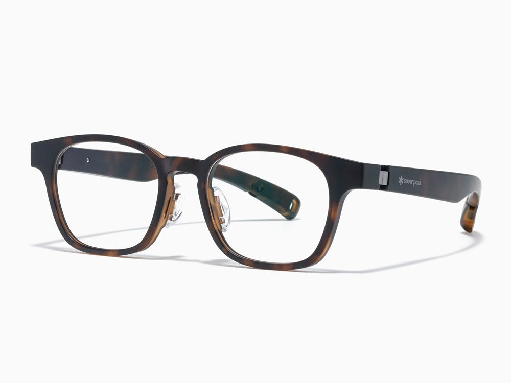 JINS × Snow Peak JINS Switch Flip Up +360° Wellington Sunglasses Brown