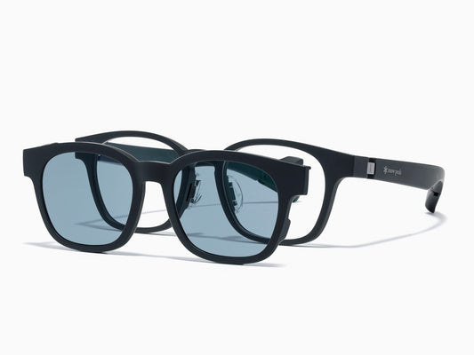 JINS × Snow Peak JINS Switch Flip Up +360° Wellington Sunglasses Matt Black