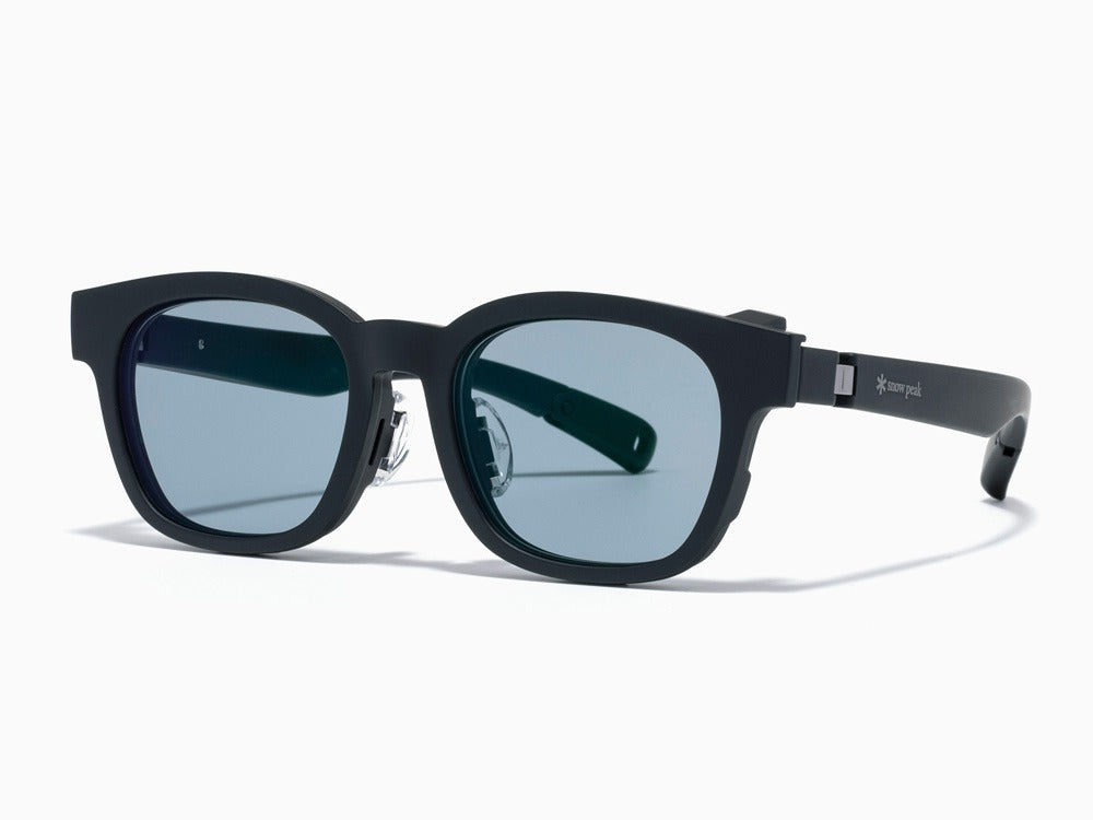 JINS × Snow Peak JINS Switch Flip Up +360° Wellington Sunglasses Matt Black