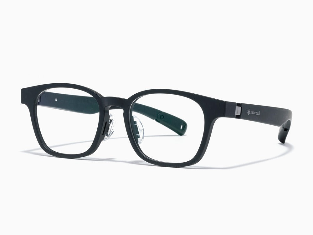 JINS × Snow Peak JINS Switch Flip Up +360° Wellington Sunglasses Matt Black