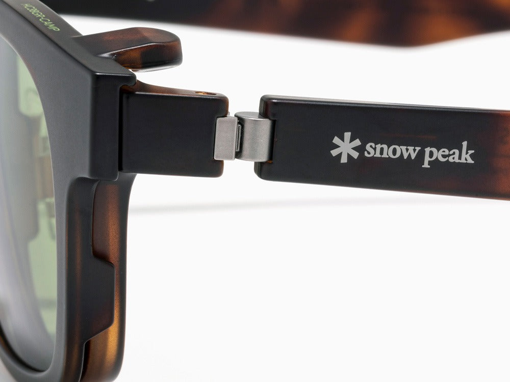 JINS × Snow Peak JINS Switch Flip Up +360° Wellington Sunglasses Matt Black