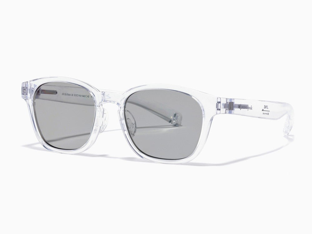 JINS × Snow Peak SUNGLASSES +360° Wellington Sunglasses Clear