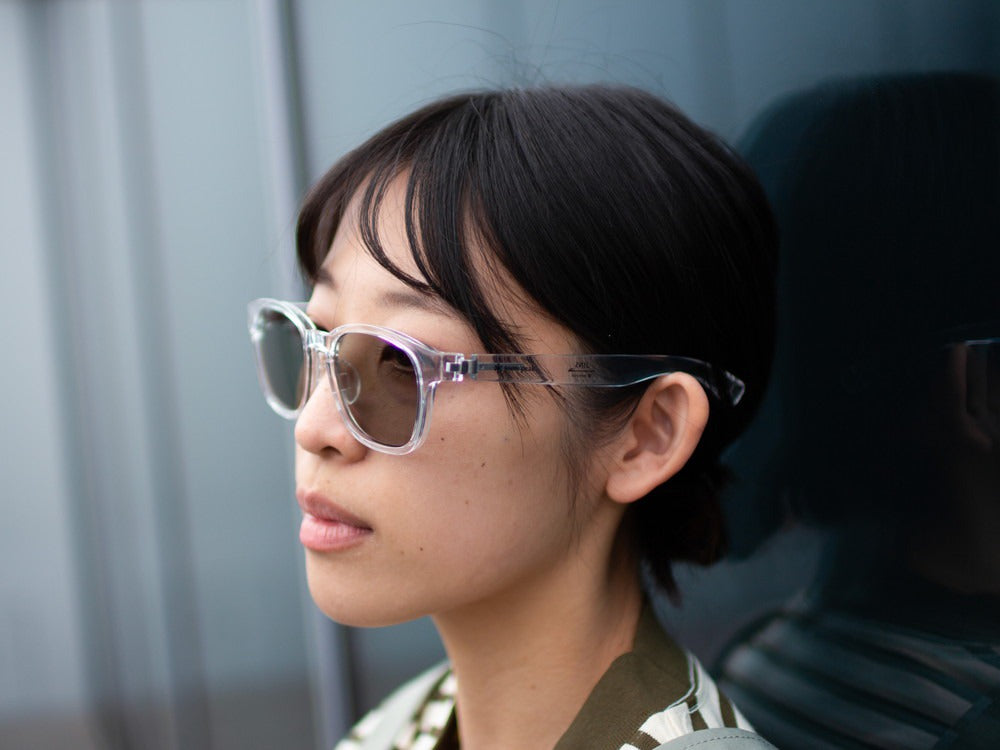 JINS × Snow Peak SUNGLASSES +360° Wellington Sunglasses Clear