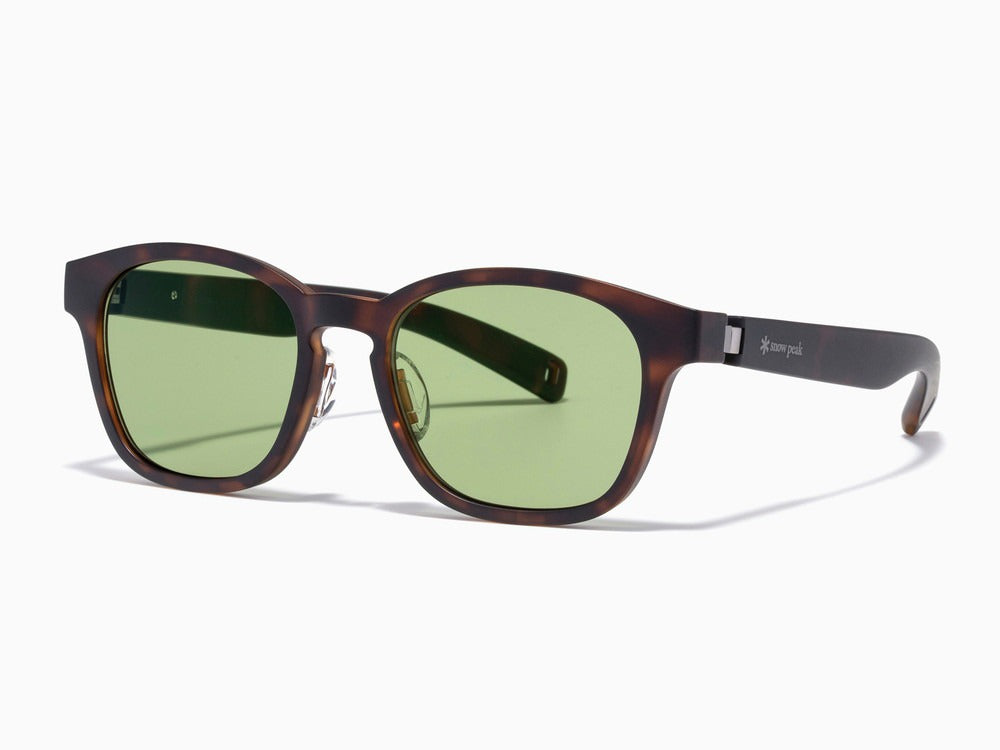 JINS × Snow Peak SUNGLASSES +360° Wellington Sunglasses Matt Brown Demi