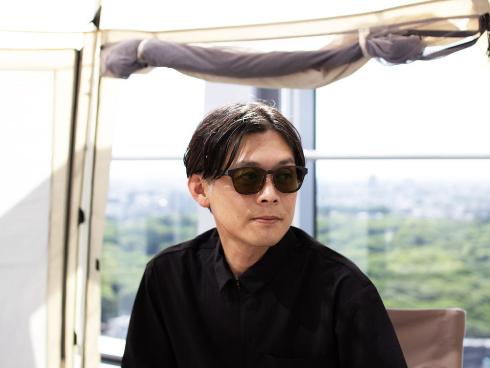 JINS × Snow Peak SUNGLASSES +360° Wellington Sunglasses Matt Brown Demi