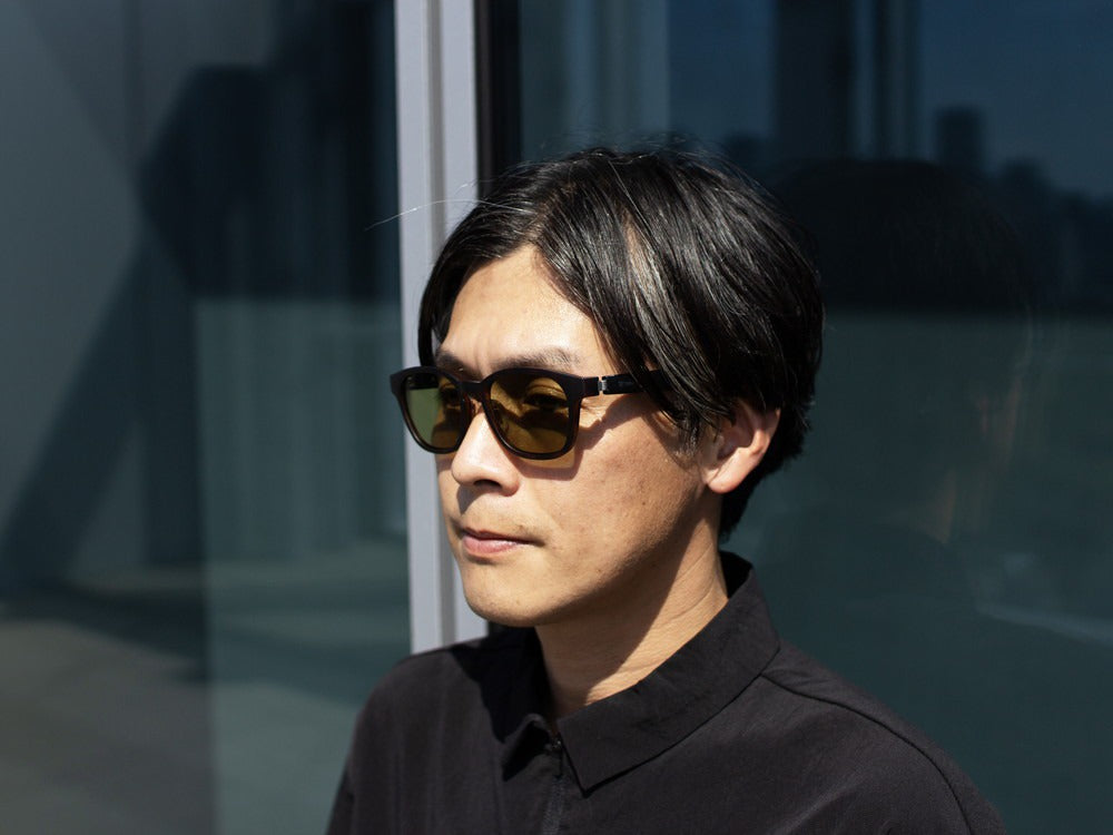 JINS × Snow Peak SUNGLASSES +360° Wellington Sunglasses Matt Brown Demi
