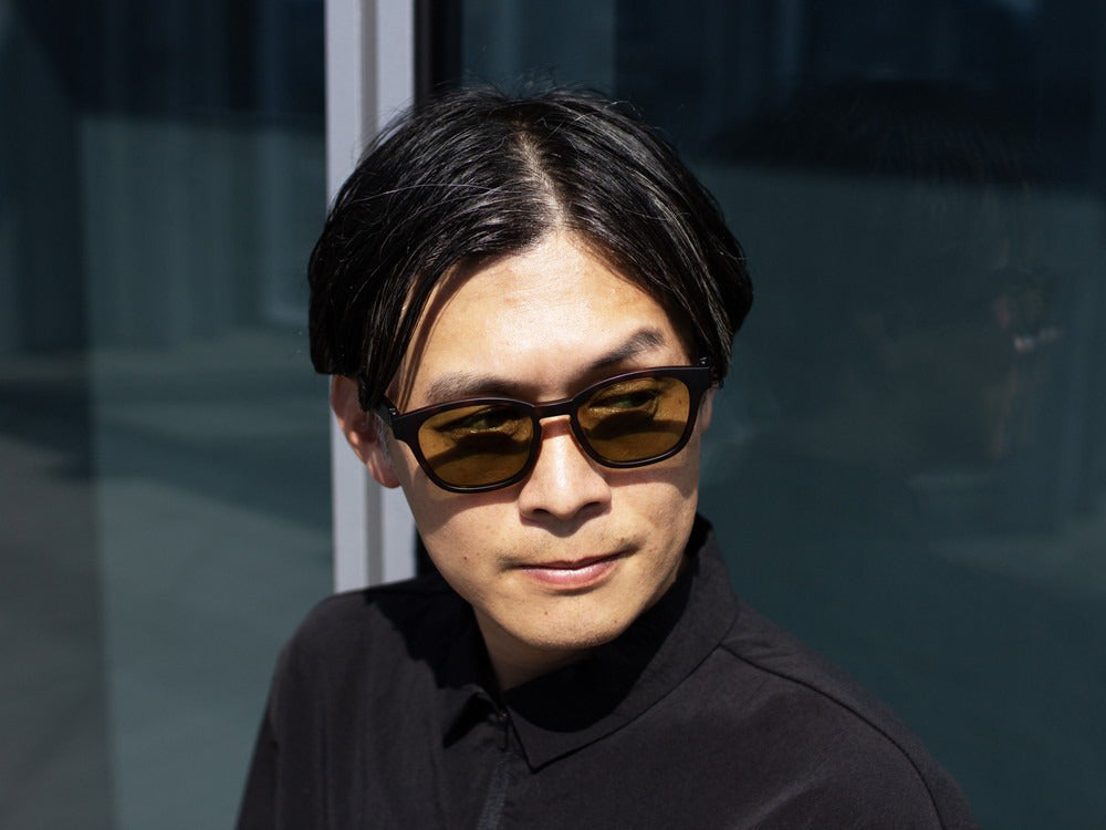 JINS × Snow Peak SUNGLASSES +360° Wellington Sunglasses Matt Brown Demi