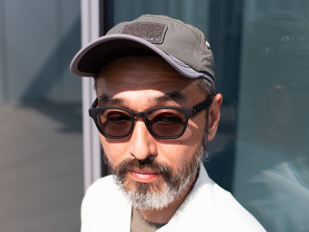JINS × Snow Peak SUNGLASSES +360° Wellington Sunglasses Matte Black