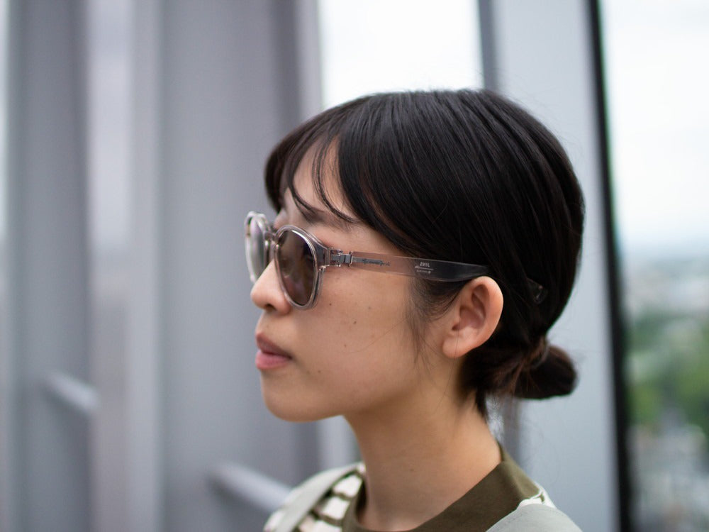 JINS × Snow Peak SUNGLASSES +360° Boston Sunglasses Clear