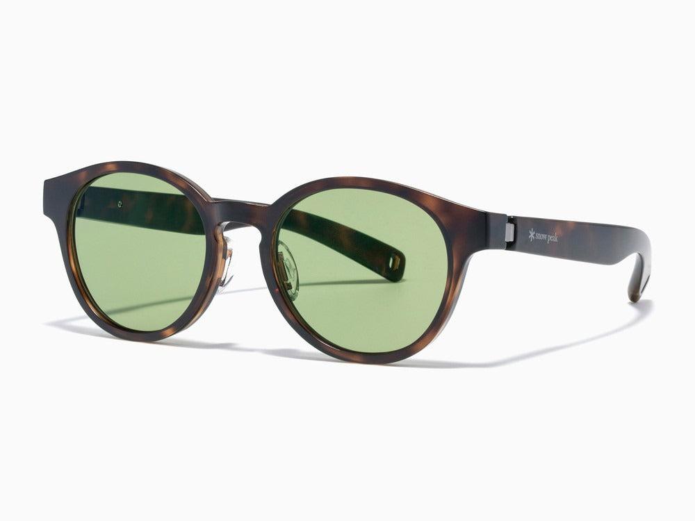 JINS × Snow Peak SUNGLASSES +360° Boston Sunglasses Matt Brown Demi