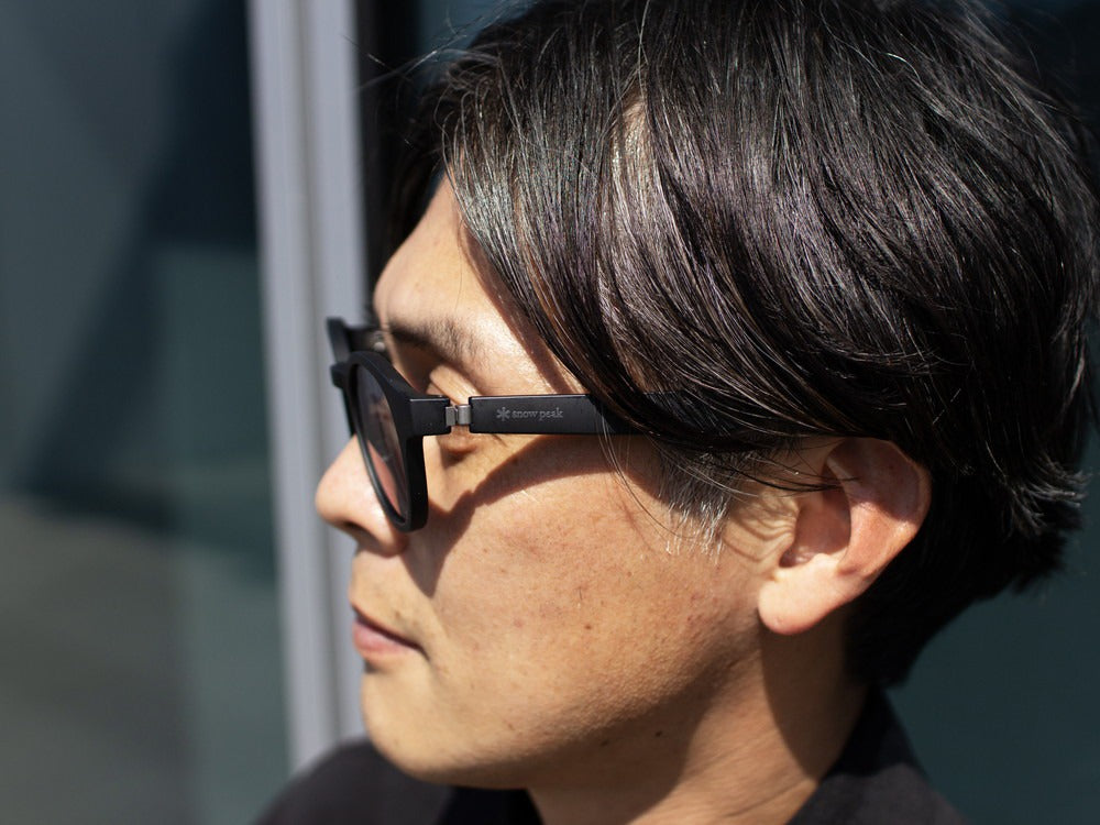 JINS × Snow Peak SUNGLASSES +360° Boston Sunglasses Matte Black