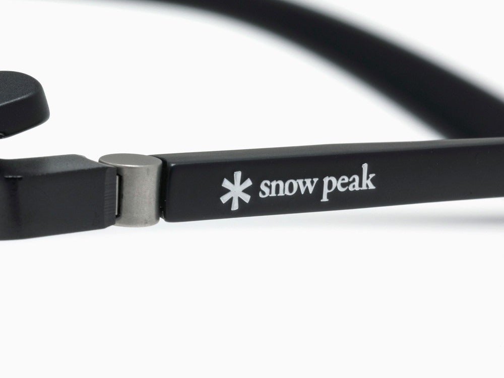 JINS × Snow Peak JINS Switch Metal Flip Up +360° Wellington Gunmetal