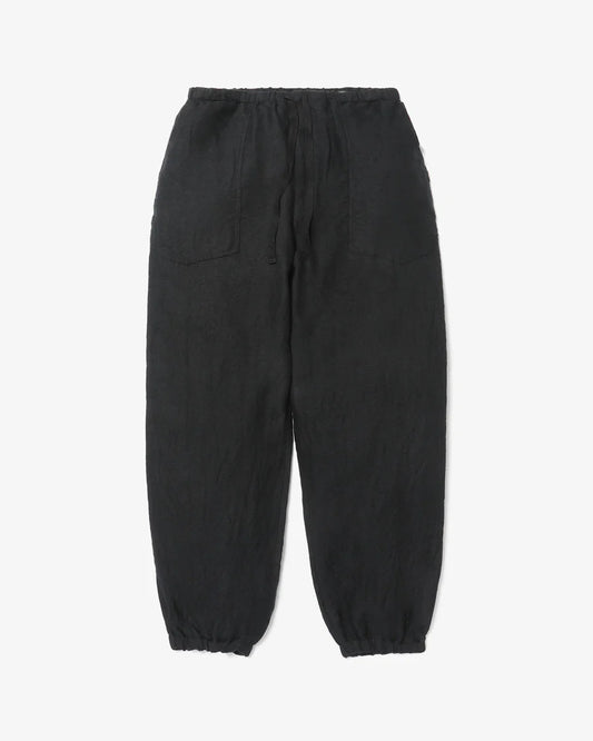 COMOLI Linen Satin Drawstring Pants
