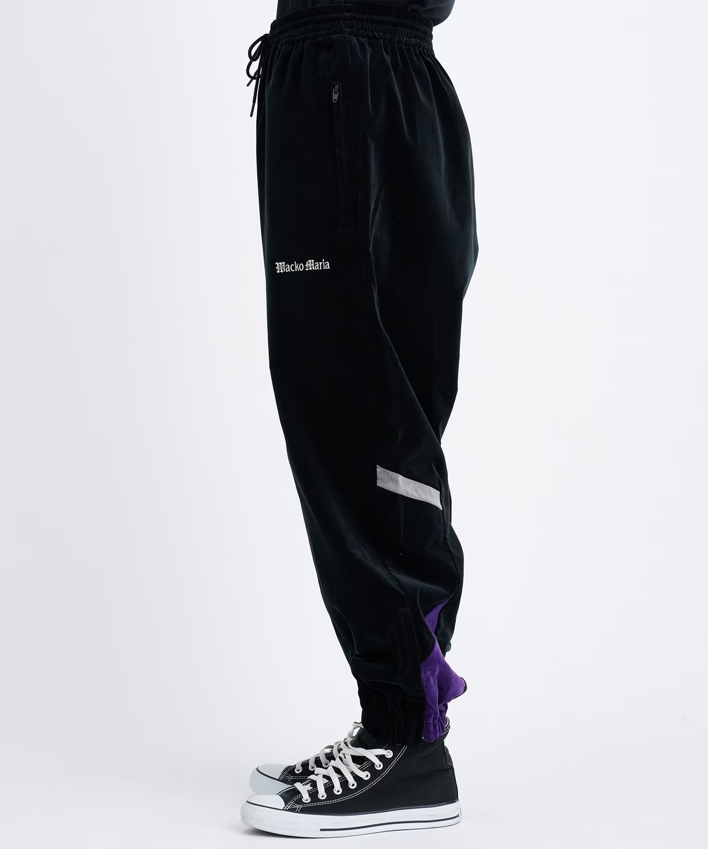 WACKO MARIA VELVETEEN TRACK PANTS