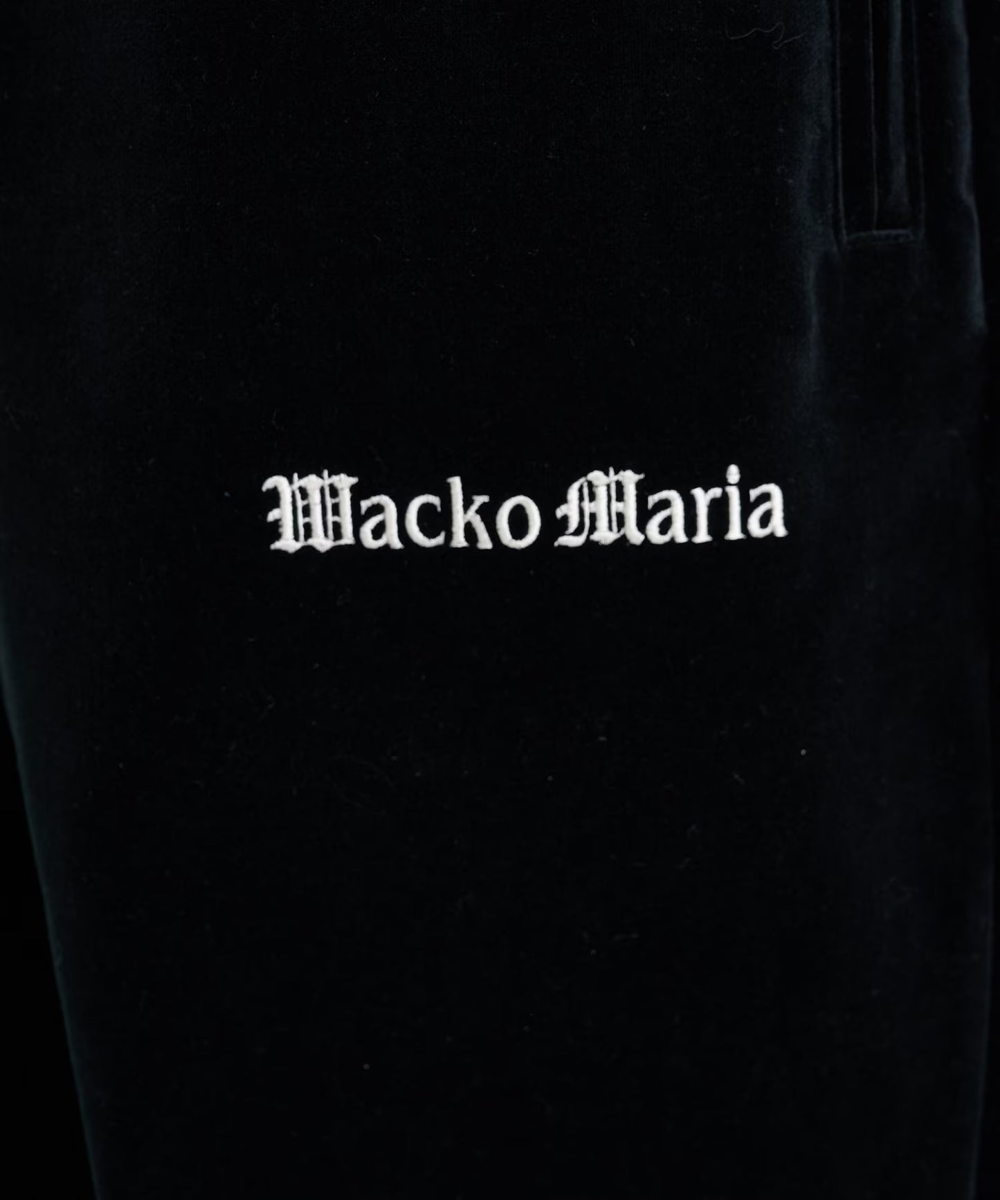 WACKO MARIA VELVETEEN TRACK PANTS
