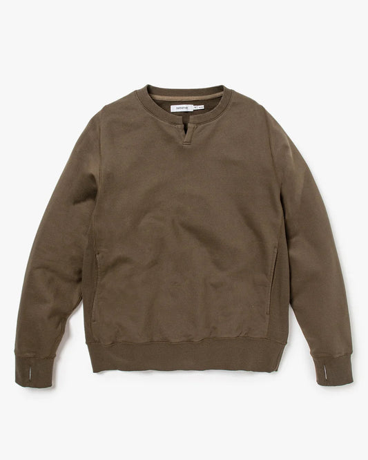 nonnative DWELLER L/S T-NECK PULLOVER COTTON SWEAT