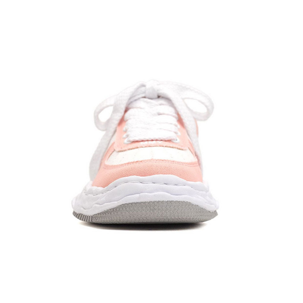 Maison MIHARA YASUHIRO WAYNE Original Sole Canvas Lowtop Sneaker Pink x White