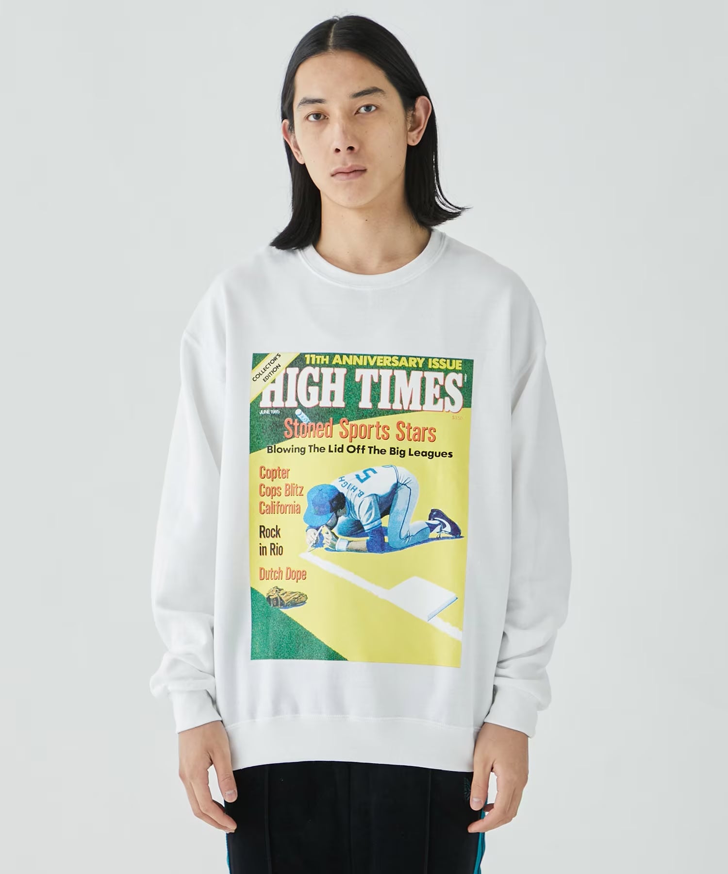 WACKO MARIA HIGHTIMES CREW NECK SWEAT SHIRT TYPE-2