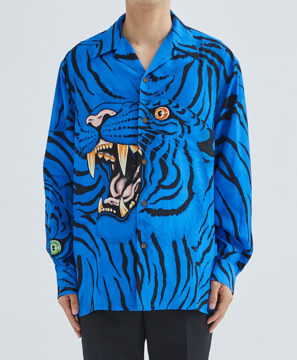 WACKO MARIA TIM LEHI / L/S HAWAIIAN SHIRT