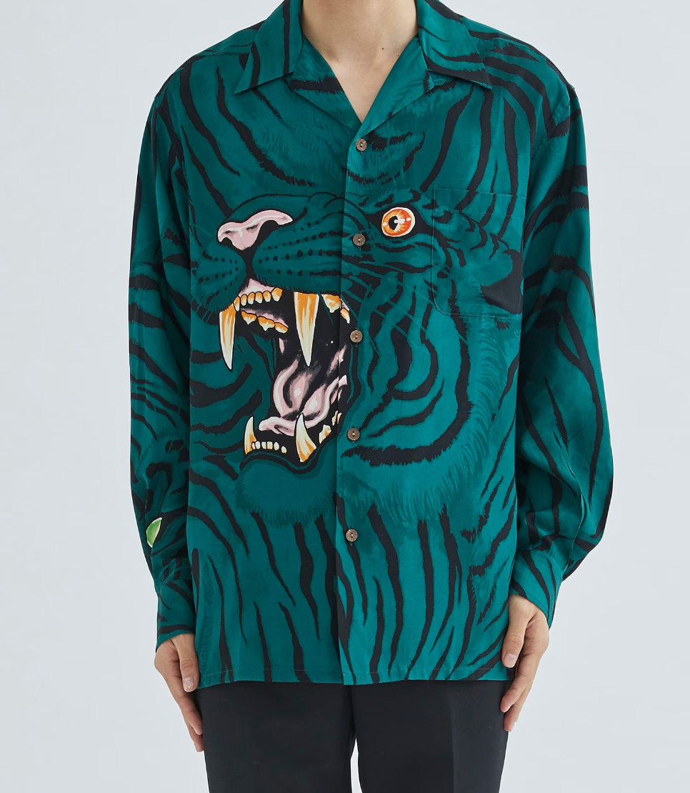 WACKO MARIA TIM LEHI / L/S HAWAIIAN SHIRT