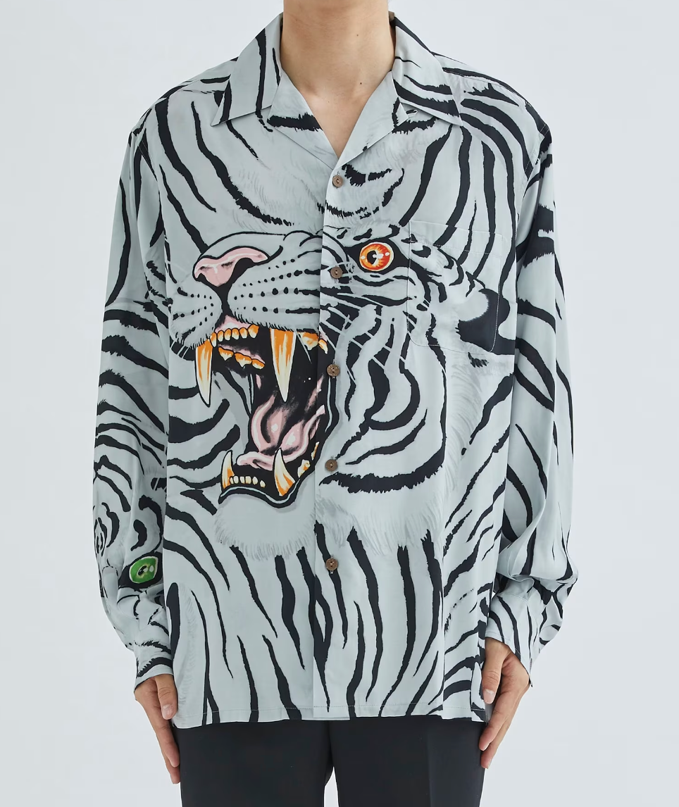 WACKO MARIA TIM LEHI / L/S HAWAIIAN SHIRT