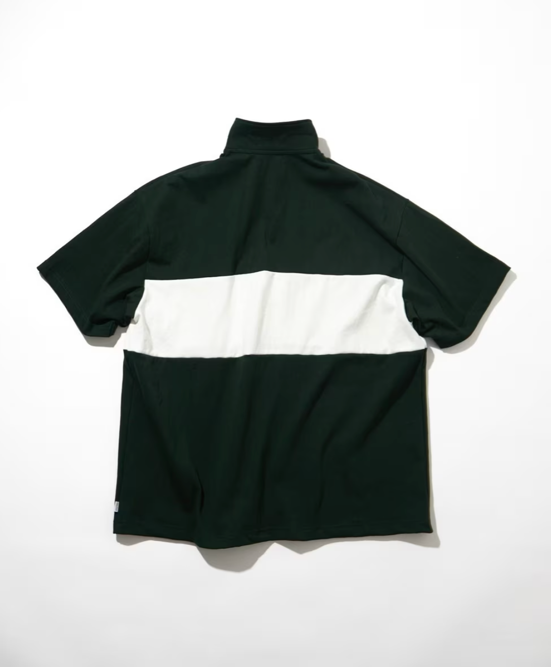 NAUTICA JAPAN Panel Border Half Zip Tee