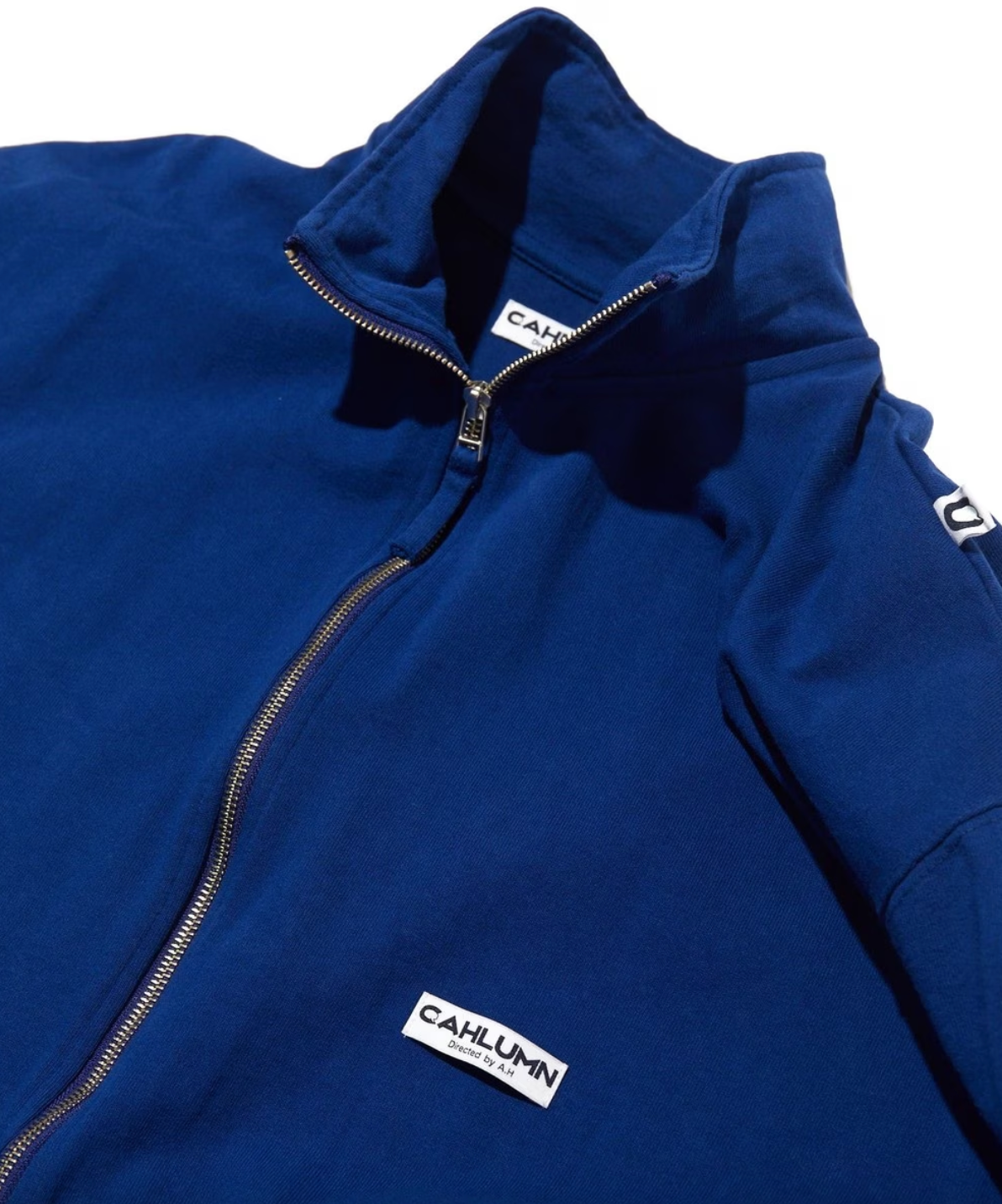 CAHLUMN Heavy Weight Jersey 3/4-Zip Cadet Collar Shirt