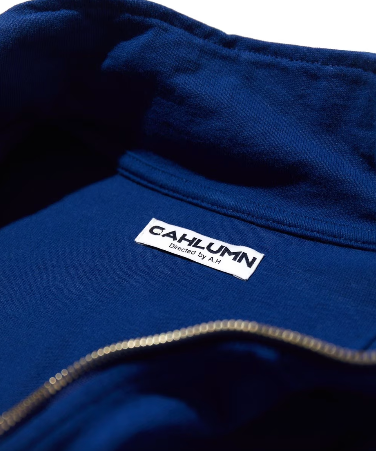 CAHLUMN Heavy Weight Jersey 3/4-Zip Cadet Collar Shirt