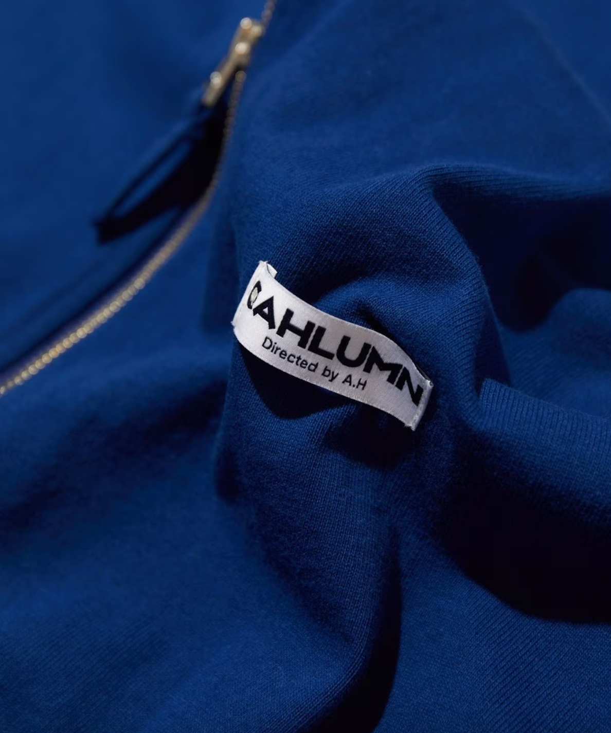 CAHLUMN Heavy Weight Jersey 3/4-Zip Cadet Collar Shirt