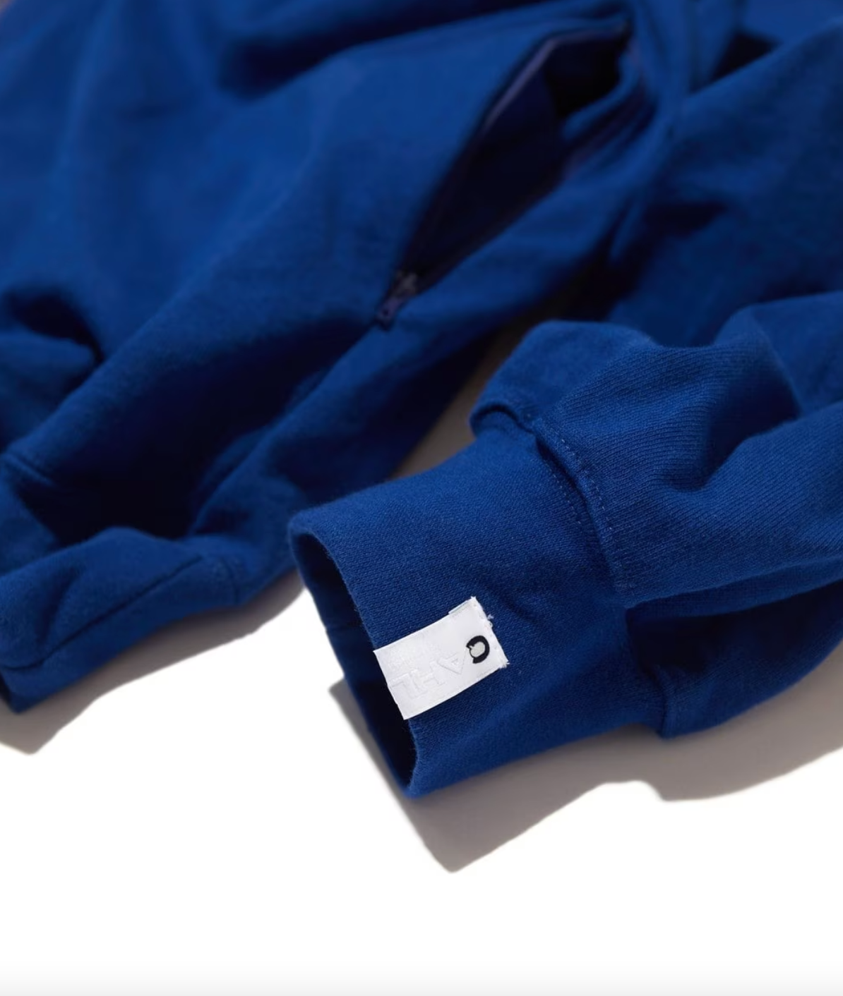 CAHLUMN Heavy Weight Jersey 3/4-Zip Cadet Collar Shirt