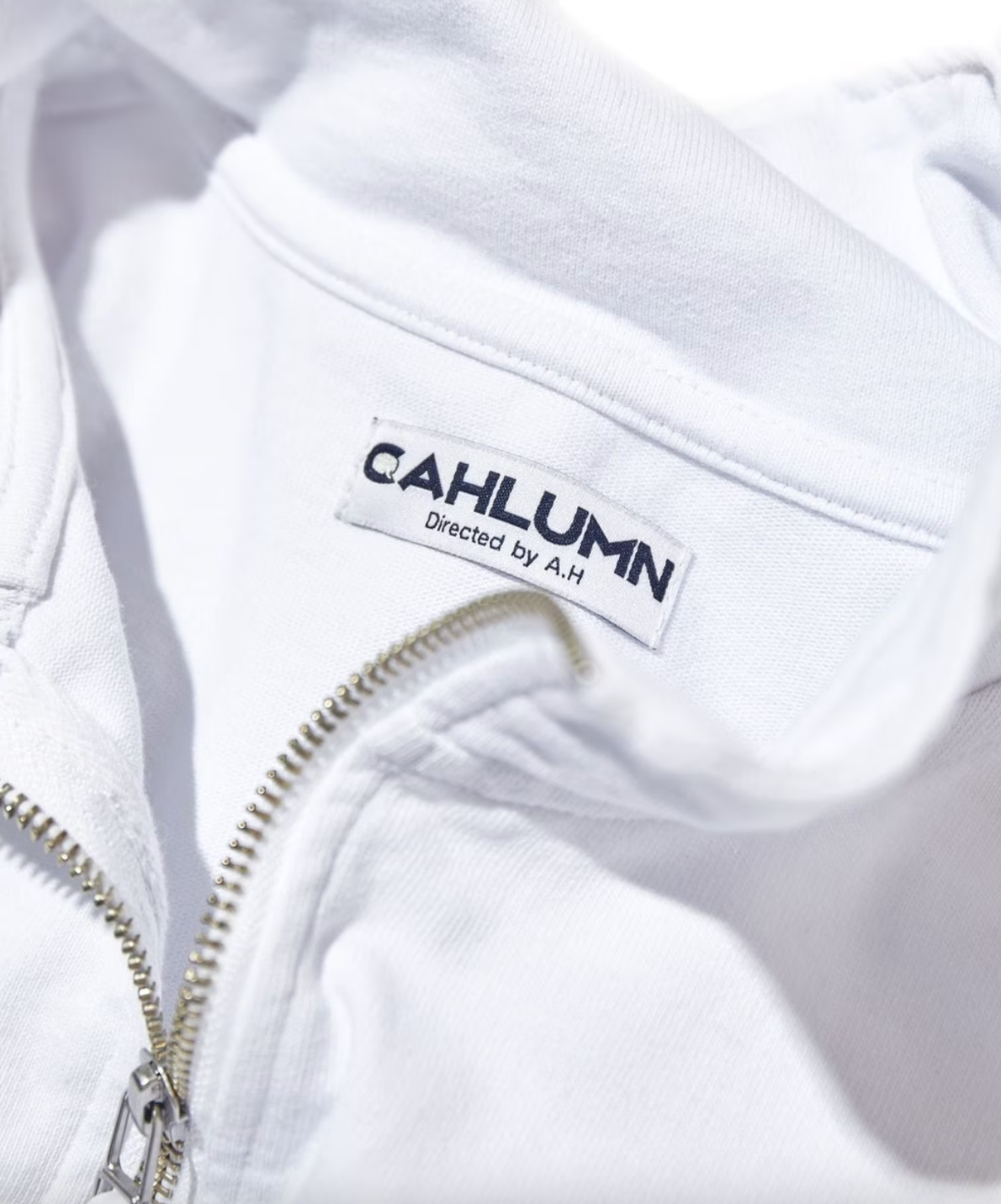 CAHLUMN Heavy Weight Jersey 3/4-Zip Cadet Collar Shirt
