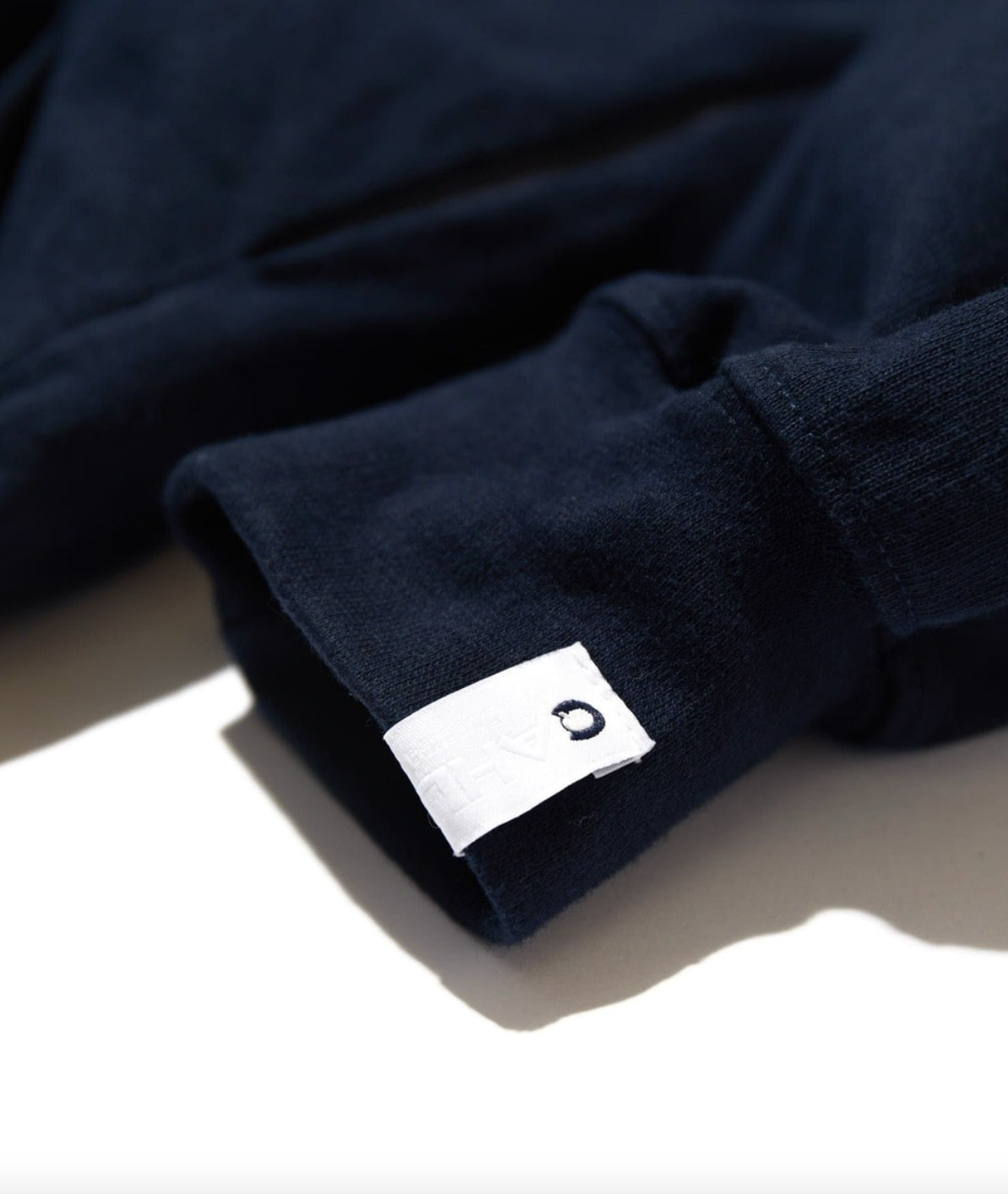 CAHLUMN Heavy Weight Jersey 3/4-Zip Cadet Collar Shirt