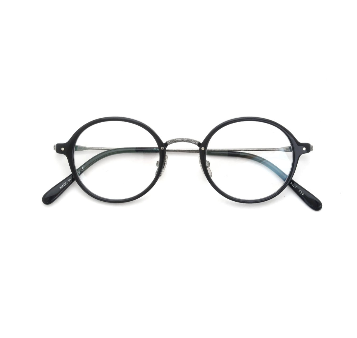 YELLOWS PLUS ROLF EYEWEAR Black/Damage Silver