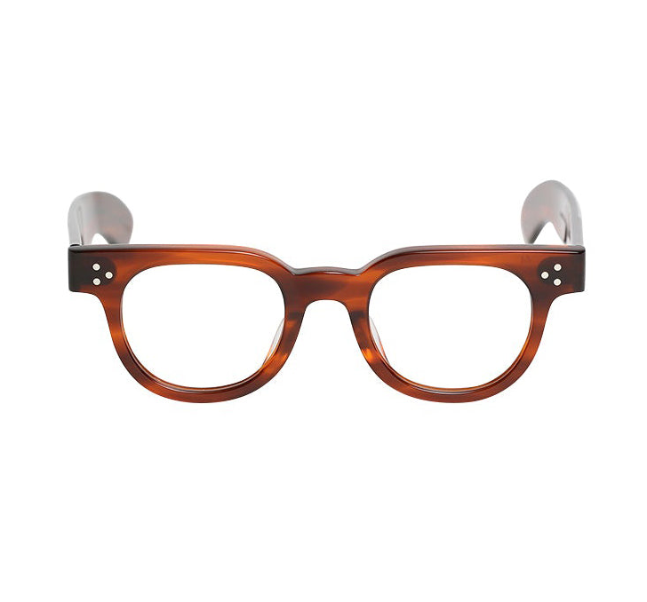 JULIUS TART OPTICAL FDR Eyeglass Frame Amber – unexpected store