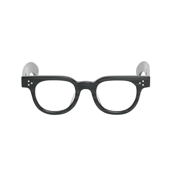 JULIUS TART OPTICAL FDR Eyeglass Frame Black Wood – unexpected store