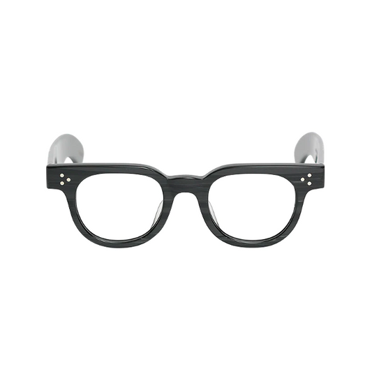 JULIUS TART OPTICAL FDR Eyeglass Frame Black Wood