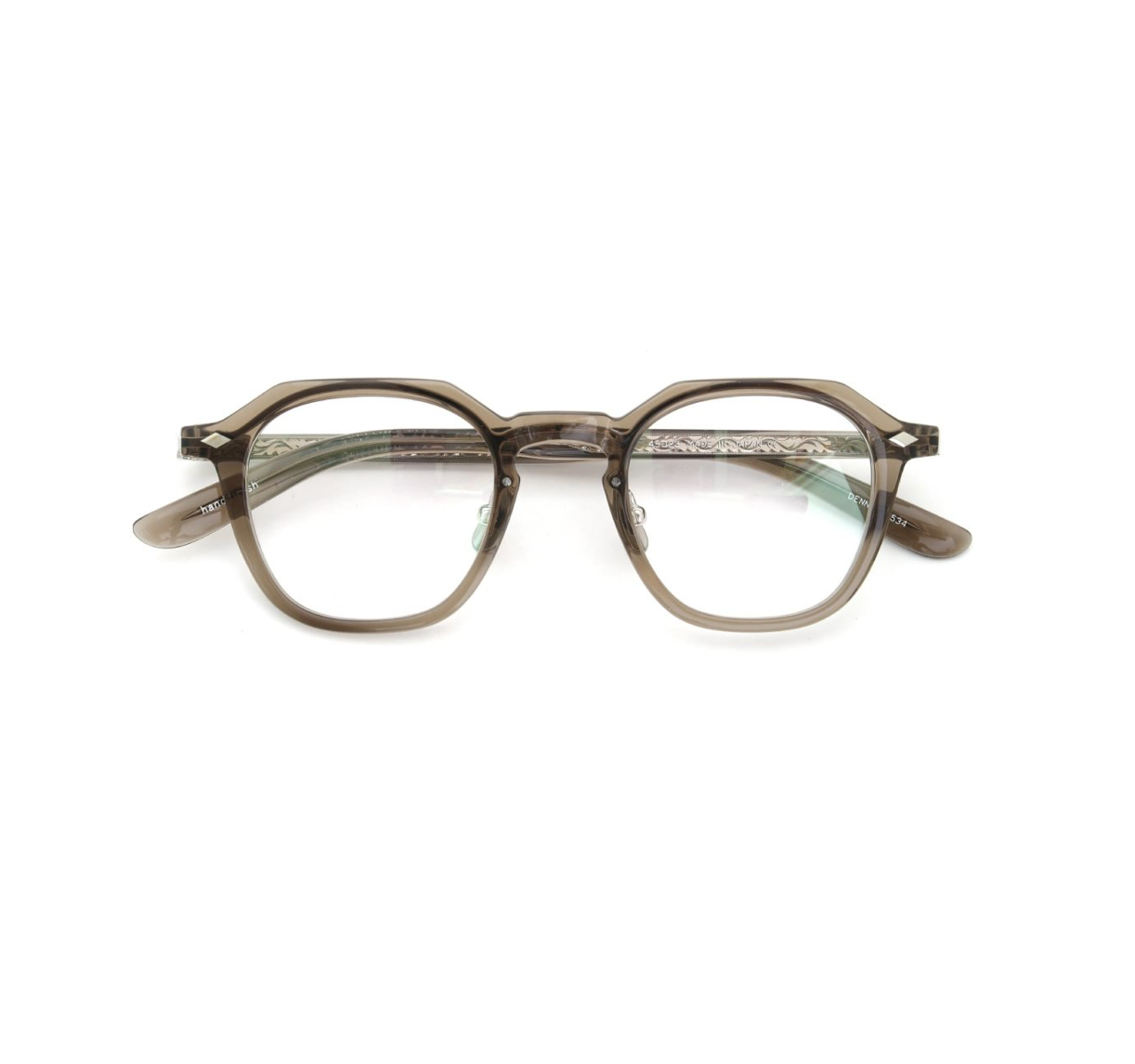 YELLOWS PLUS DENNIS EYEWEAR Burnt Umber/Silver