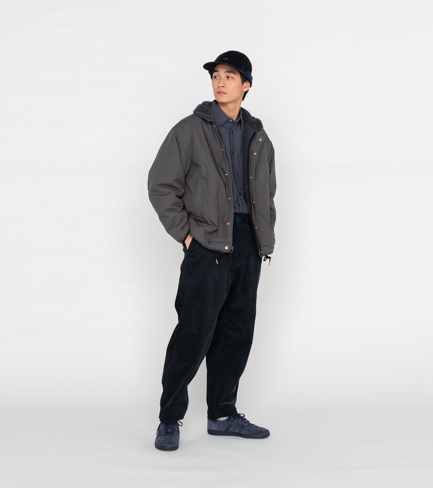 THE NORTH FACE PURPLE LABEL Wool Boa Field Reversible Jacket