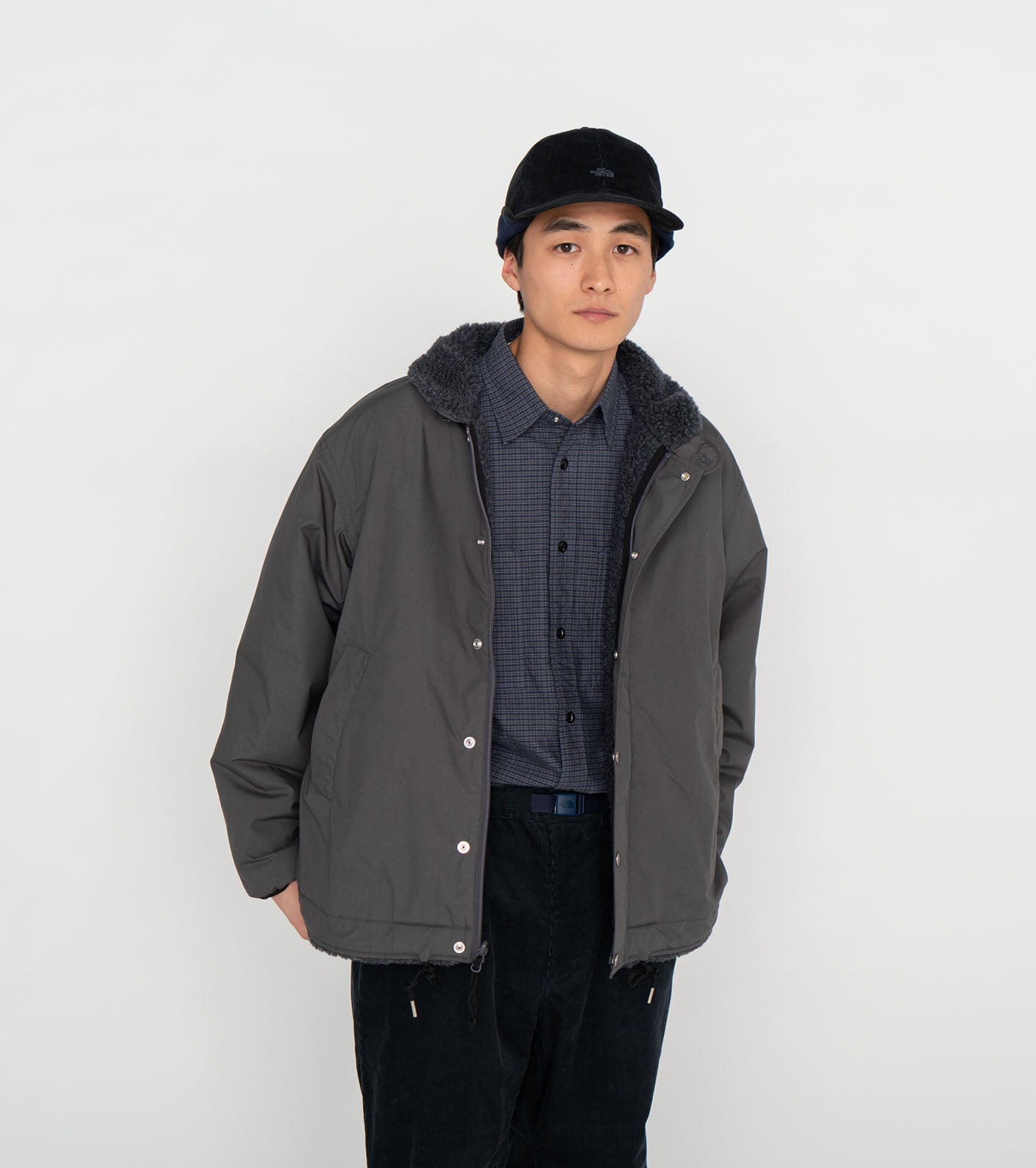 THE NORTH FACE PURPLE LABEL Wool Boa Field Reversible Jacket