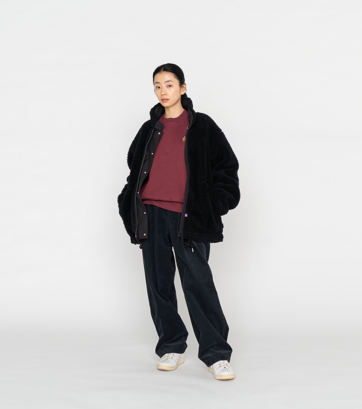 THE NORTH FACE PURPLE LABEL Wool Boa Field Reversible Jacket