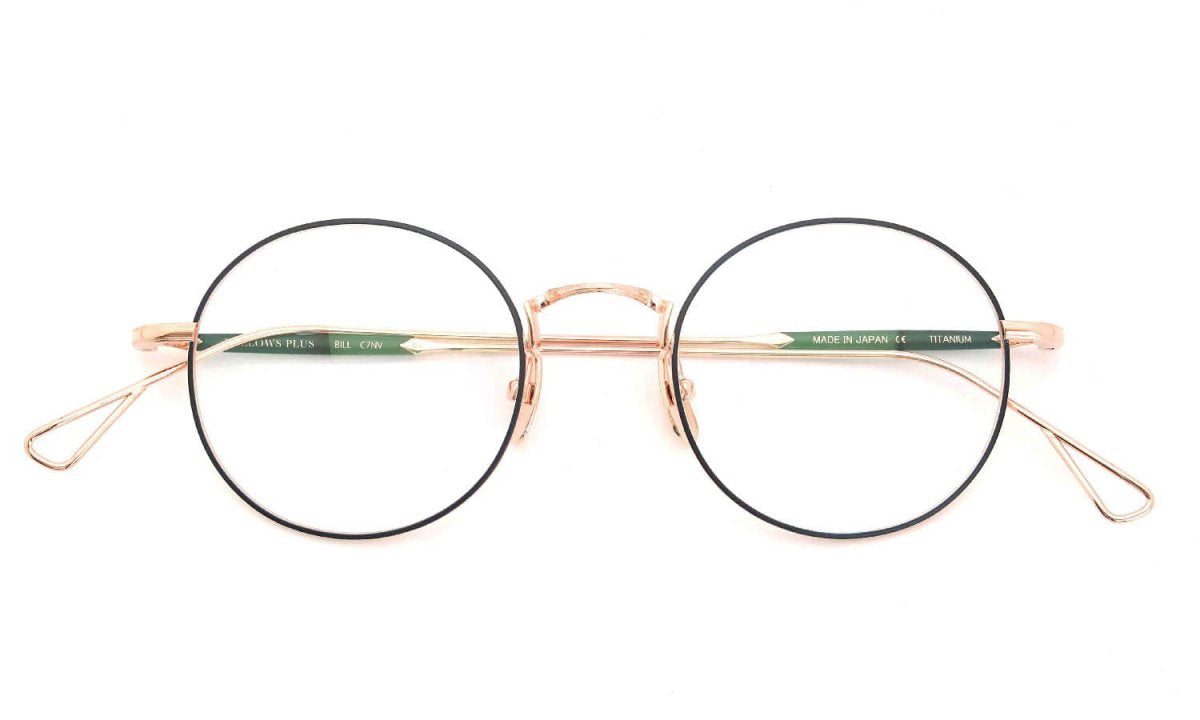 YELLOWS PLUS BILL EYEWEAR Rose Gold/Navy