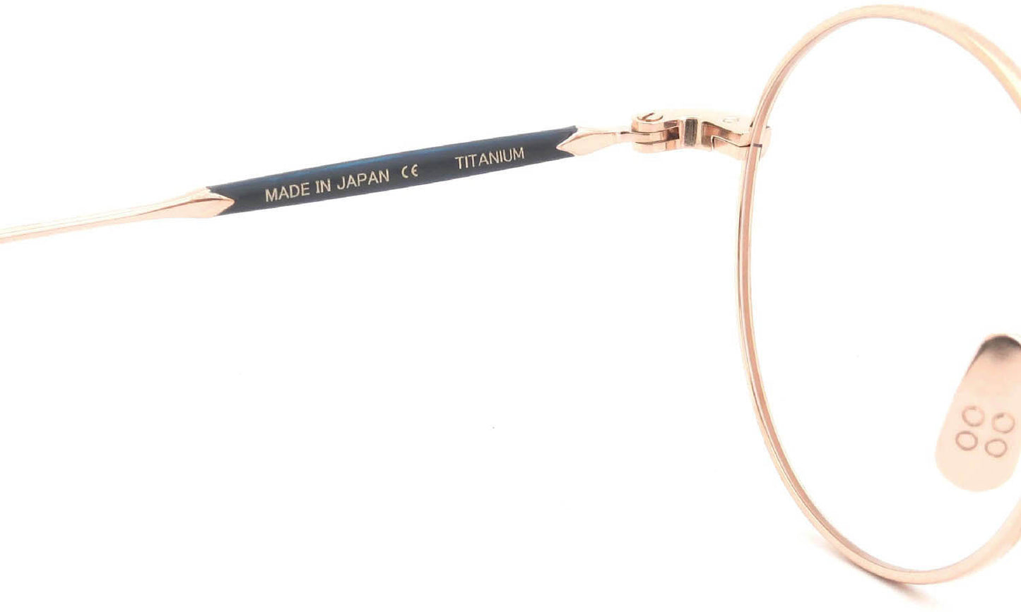 YELLOWS PLUS BILL EYEWEAR Rose Gold/Navy