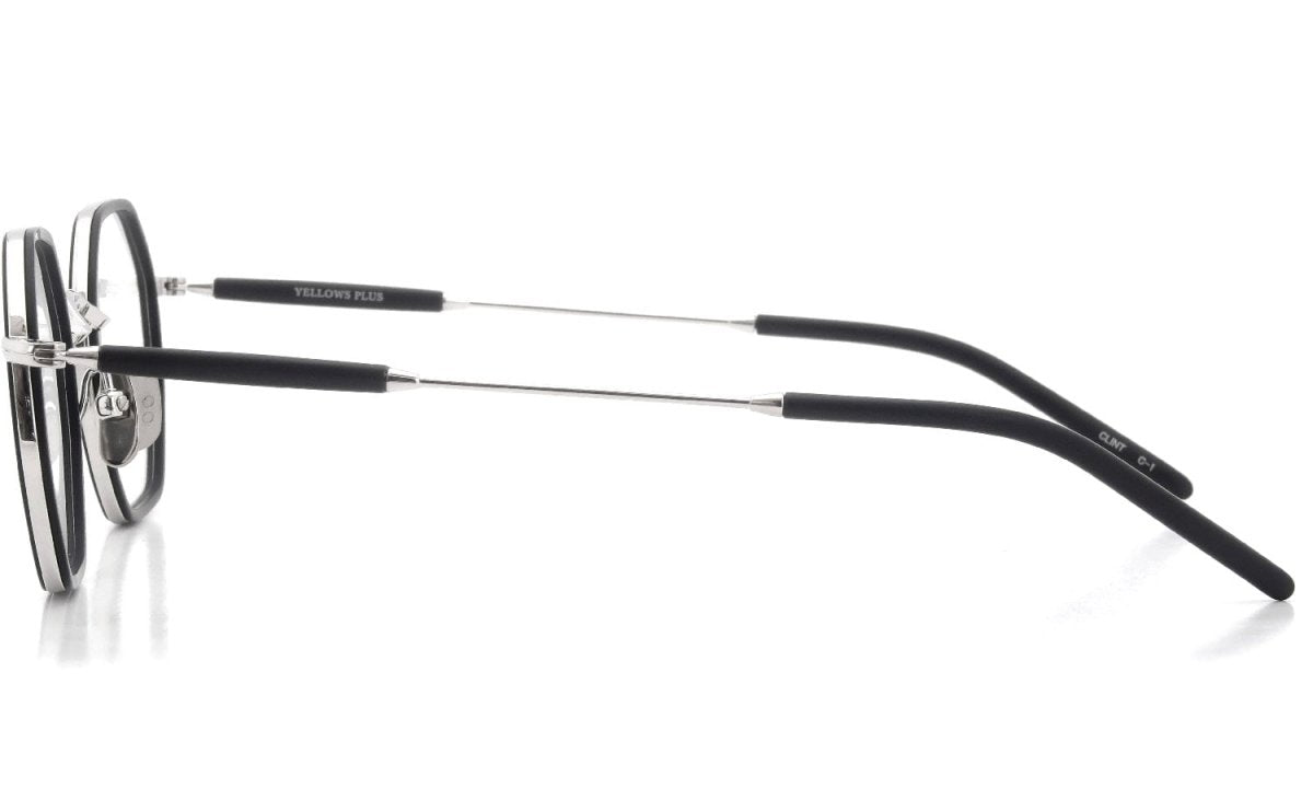 YELLOWS PLUS CLINT EYEWEAR Matt Black/Silver
