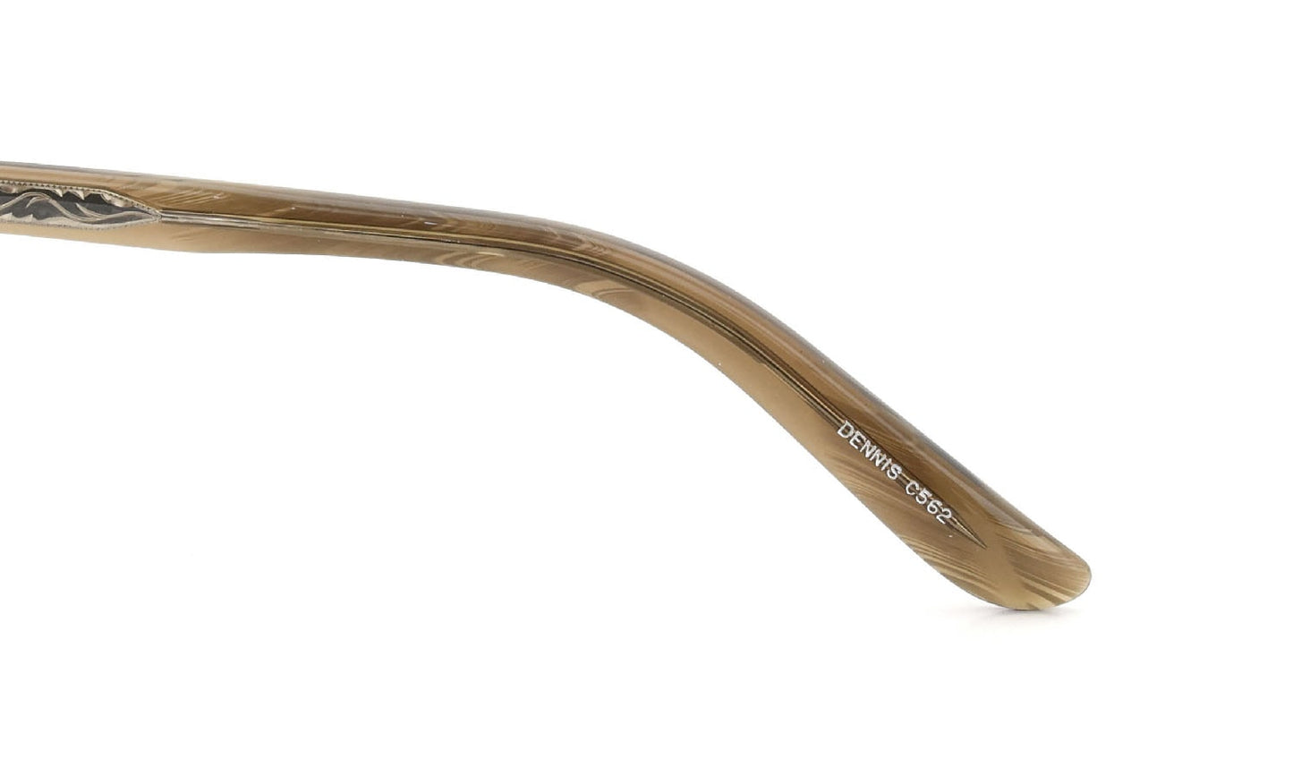 YELLOWS PLUS DENNIS EYEGLASS FRAME Green Horn/Silver